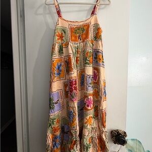 Floral Patchwork Maxi Dress